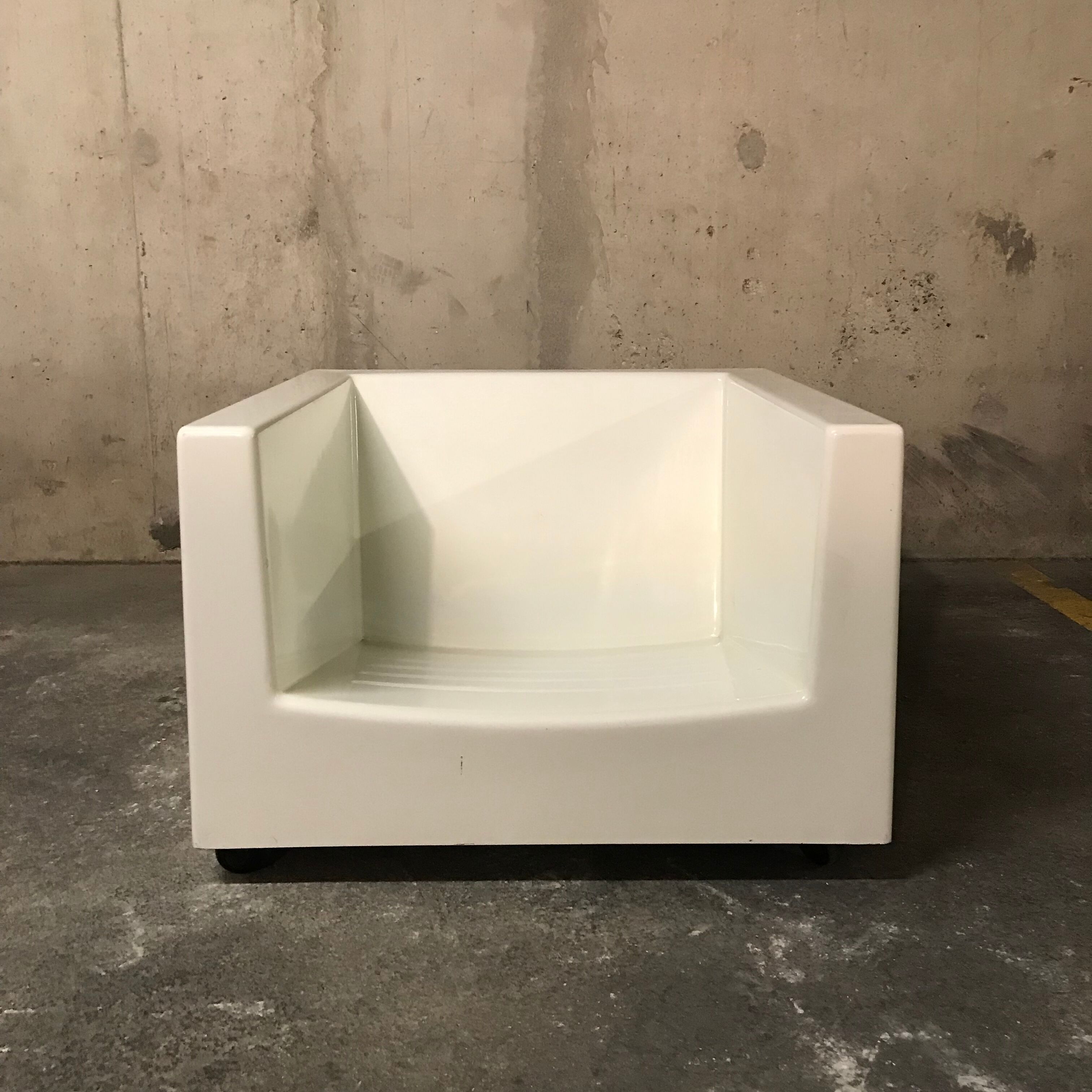 Paire de fauteuils Luigi Pellegrin, Mim Roma, 1970