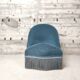 Blue toad armchair