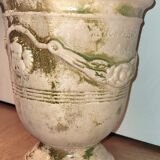Anduze jar in glazed terracotta, late 19th century, signed