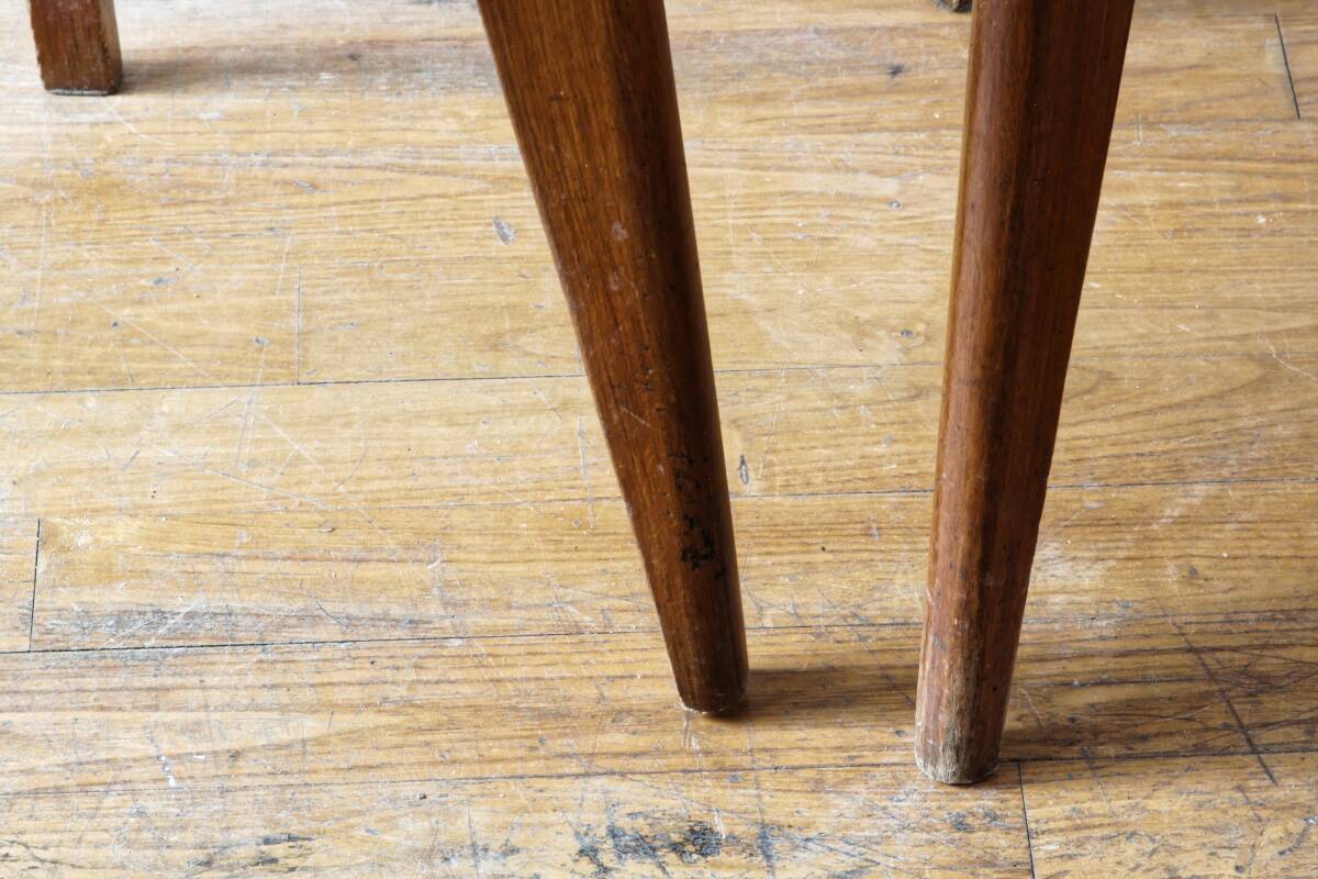 Set of 3 Luterma chairs from the 1950s, monobloc base.