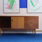 Teak row from the 60s, two sliding doors