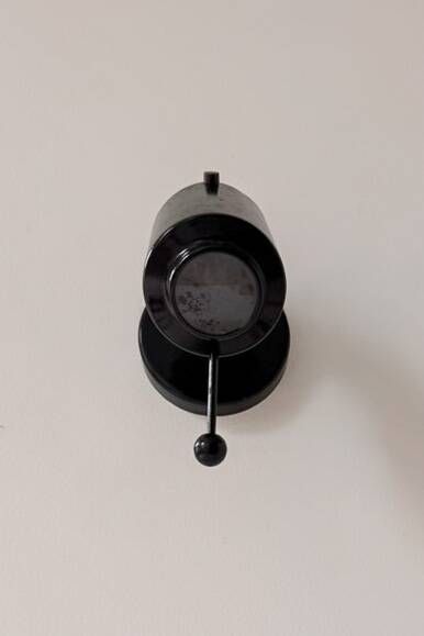 Vintage zodiac wall lights for lita by jacques biny, black lacquered metal, f