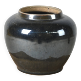 Hú - Black enamelled Chinese confit pot no. 5