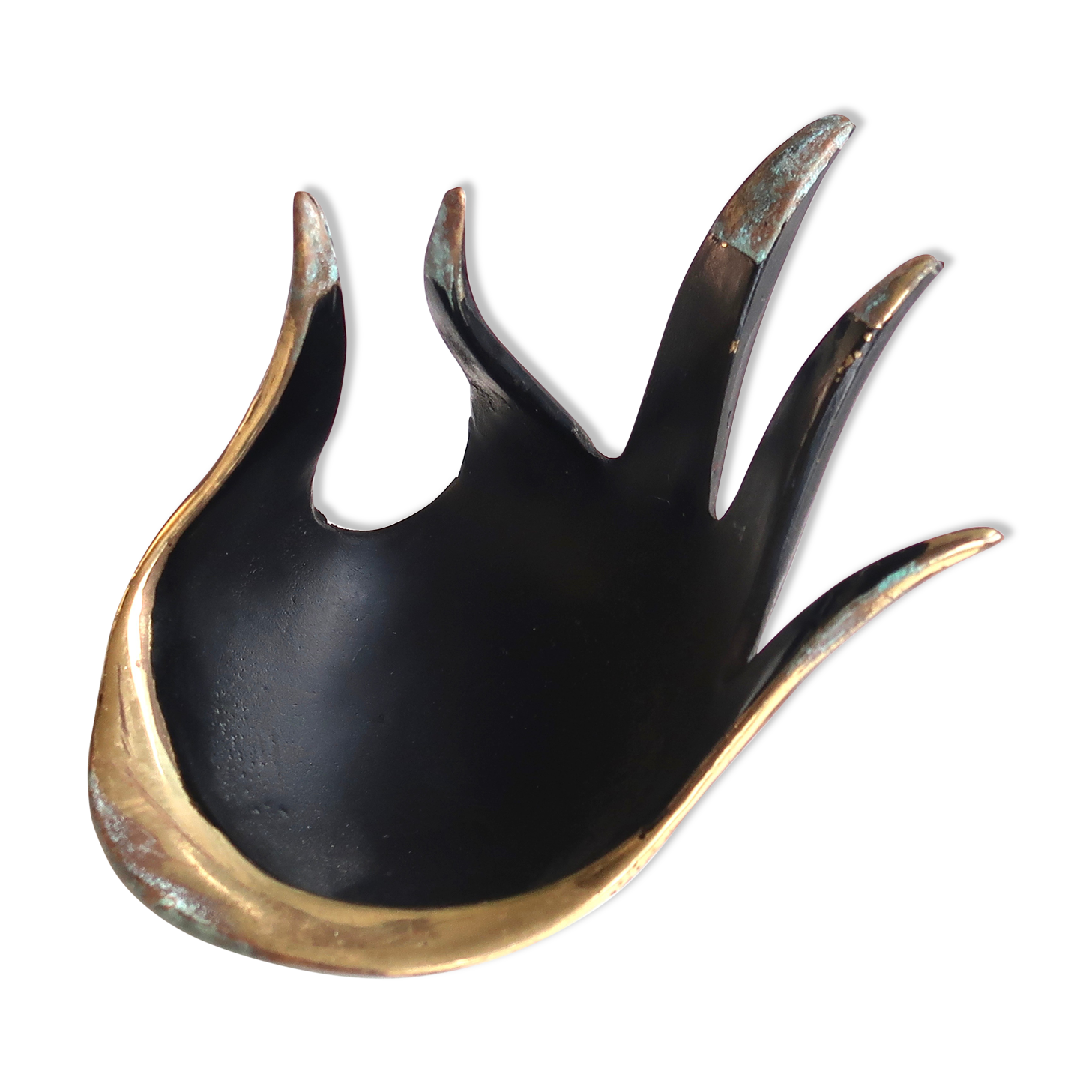 Empty metal hand pocket, 50s