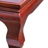 table in natural varnished quince wood