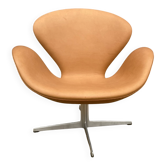 Fritz Hansen Swan Chair 05-‘67 Cognac Camel leather AS NEW