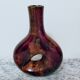 Vase en métal émaillé et laqué hauteur