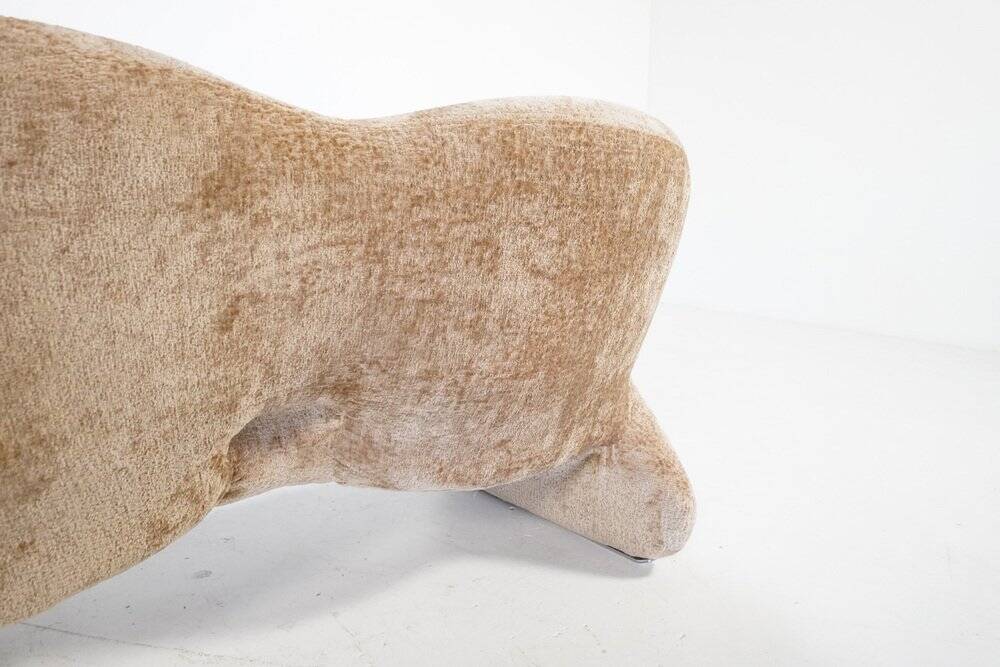 French Djinn Sofa by Olivier Mourgue for Airborne, 1970s