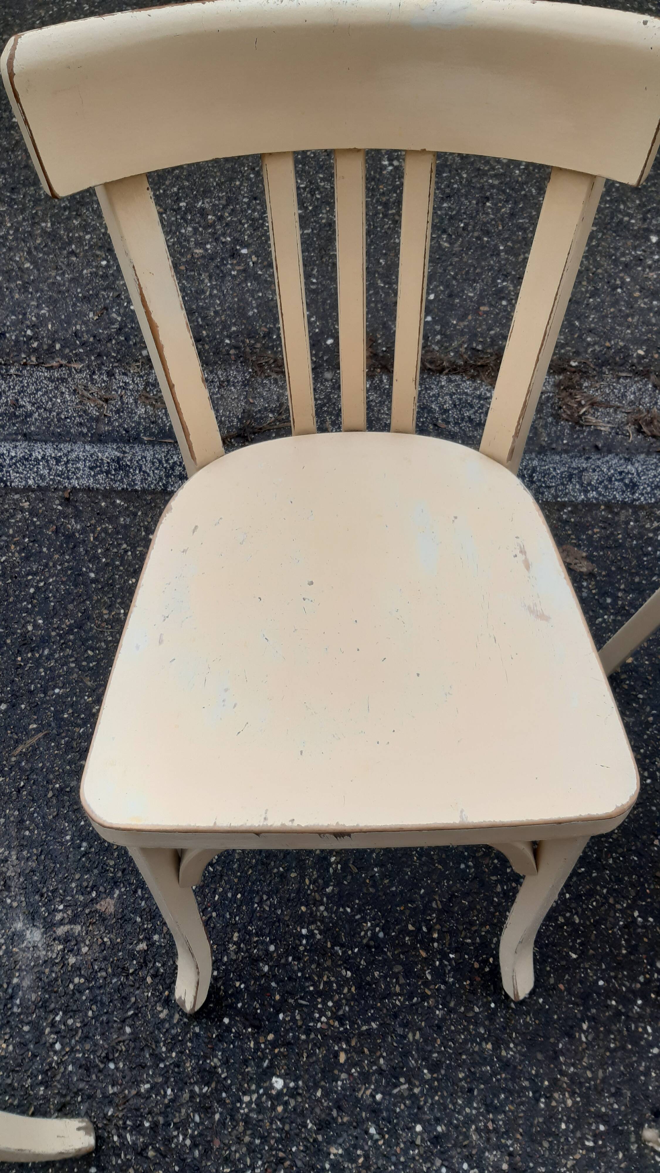 Chaises bistrot campagne shabby chic