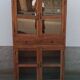 Antique teak cabinet with two drawers and four doors