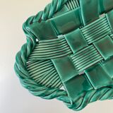Braided ceramic fruit cup