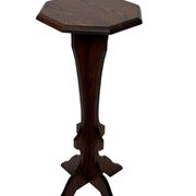 Vintage Plant Stand Side Table Oak Design minimalist