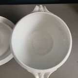 Opaque Lunéville porcelain soup tureen