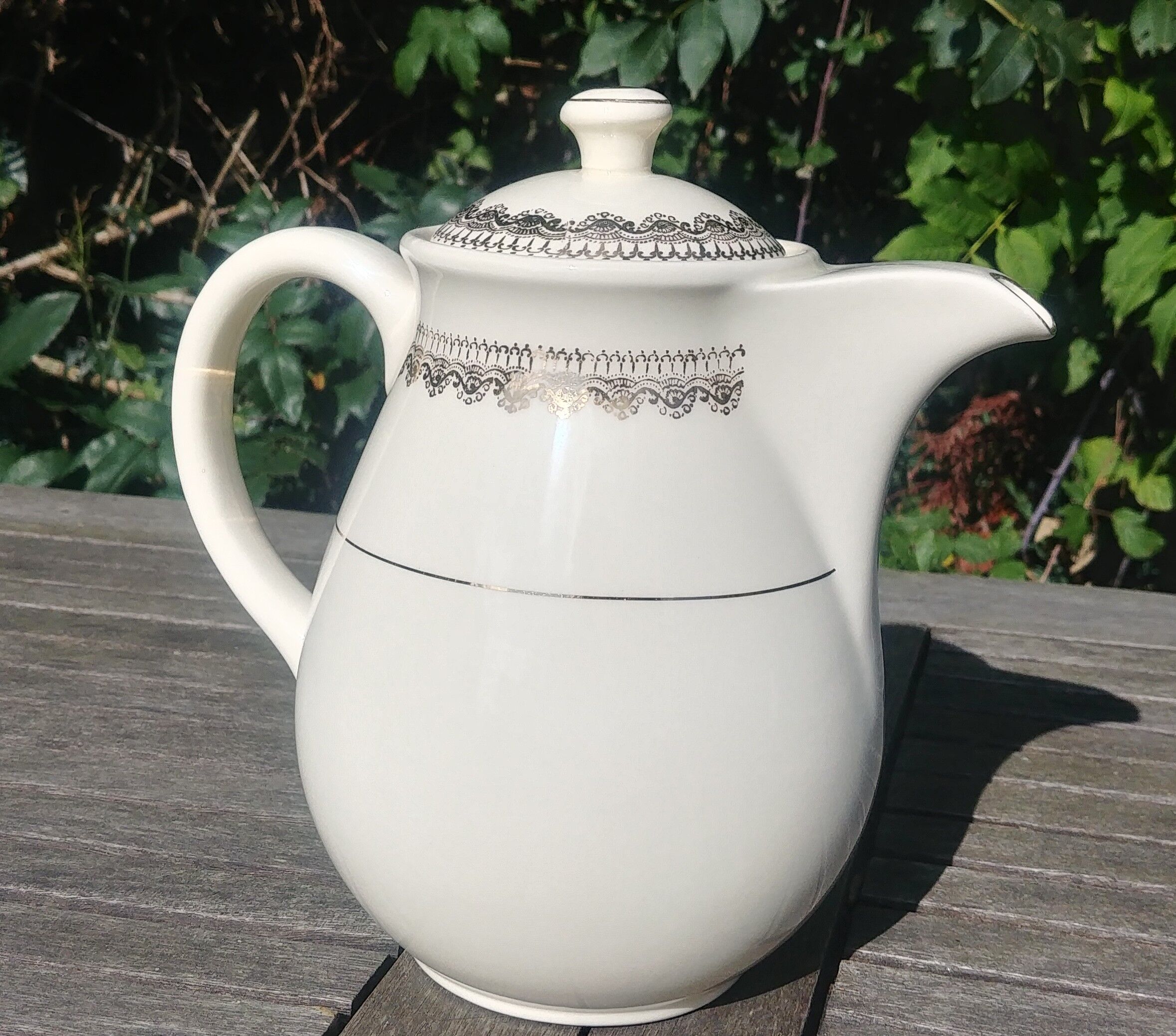 Large Teapot/Coffee Maker Vintage 50s/60s from Villeroy&Boch Mettlach Made in France Saar