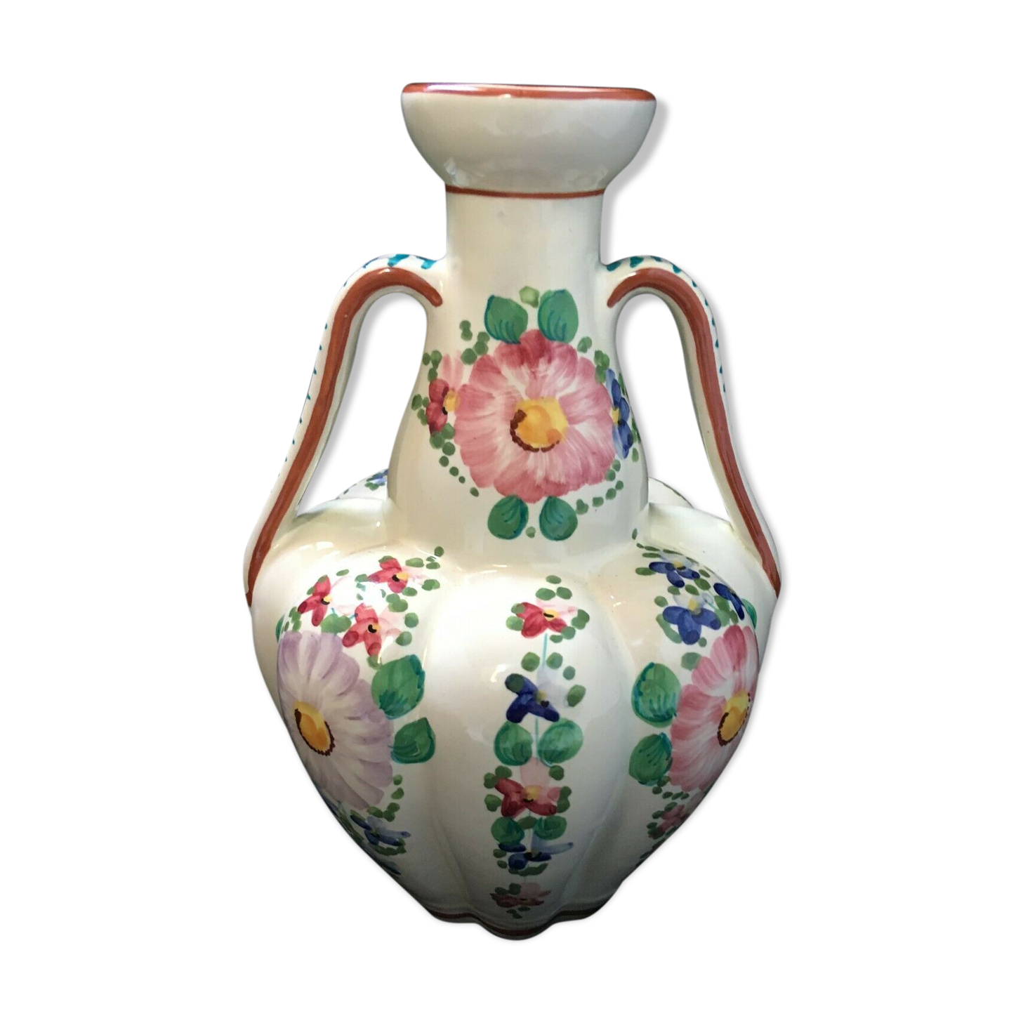 Vase Deruta Italy vintage ceramic