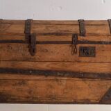 Old washed wooden trunk (c.1900)