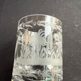 2 Verres à whisky – Cristal gravé