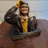 Plaster bust Aviator Sanios-Dumoni