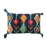 Berber style Azilal midnight blue cushion