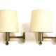 Set of 2 "V-18" metal wall lights, Bergboms, Sweden, 1960