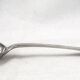 Silver sugar sifter from the 18th century, 23 cm, shell pattern, 106 g.