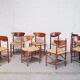 Chaises modèle 316 par Peter Hvidt & Orla Mølgaard Nielsen