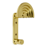 13 Postmodern Brass Wall Hooks by Ettore Sottsass, 1985, Valli & Valli Italy
