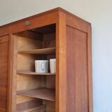 Meuble de métier - classeur à rideau double - vintage