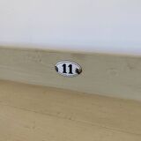 XXL vintage desk with water green patina