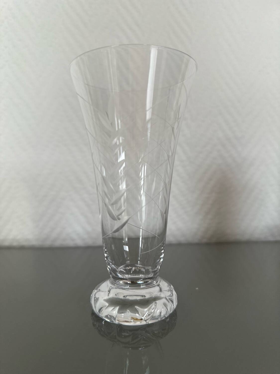 Daum kim épis crystal glass service from the 50s
