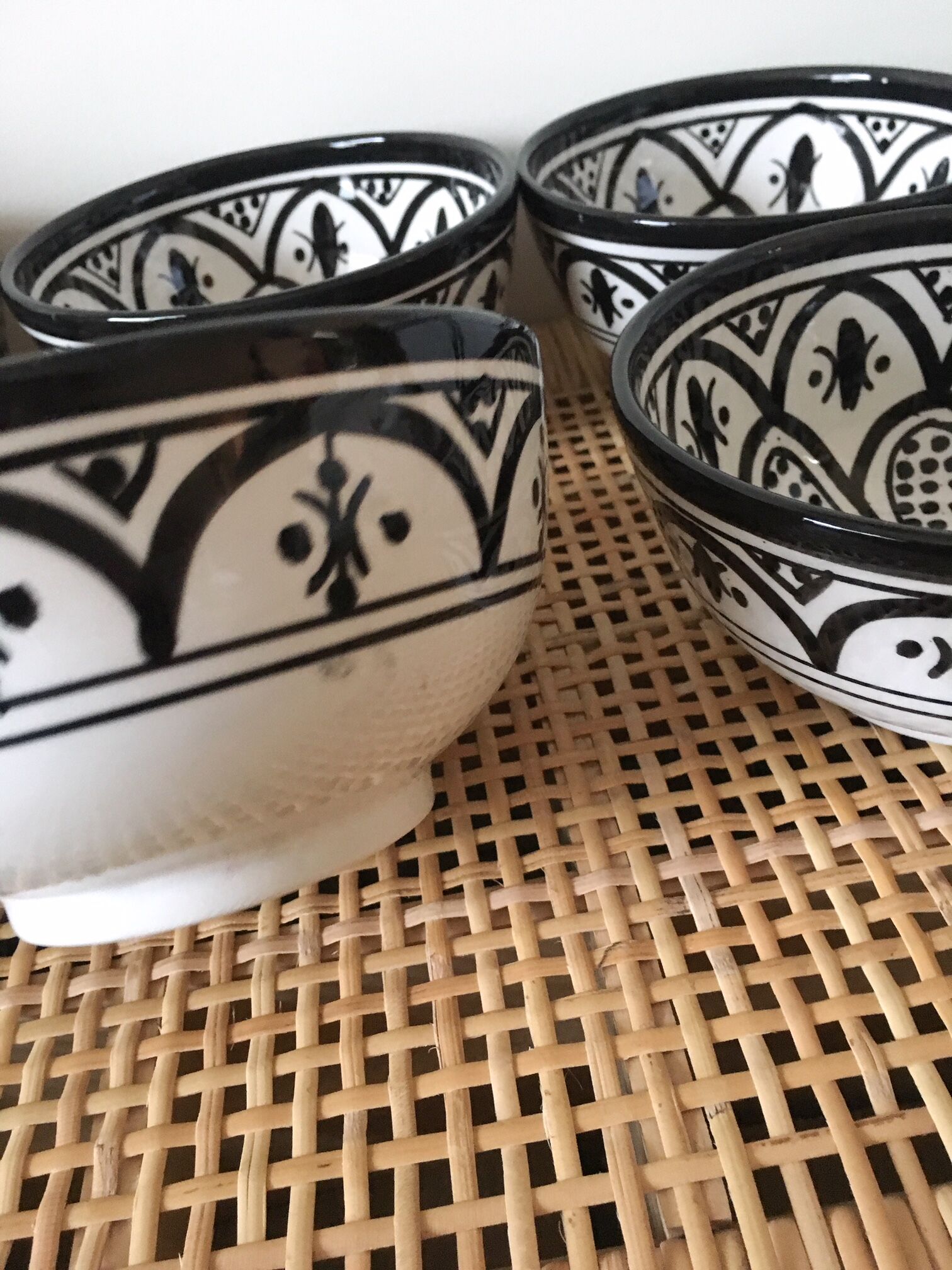 Lot of 6 ceramic berber bols