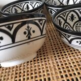 Lot of 6 ceramic berber bols