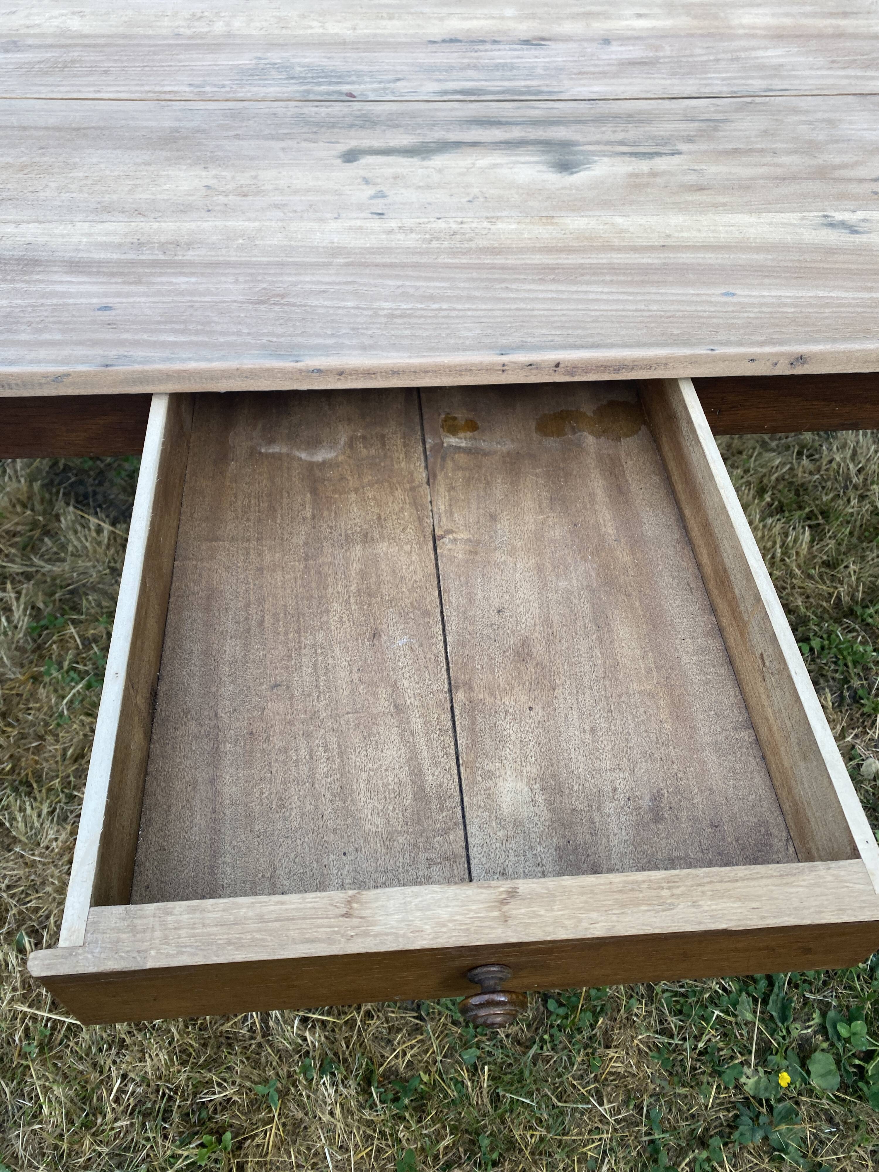 Oak farmhouse table