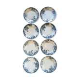 Lot de 8 assiettes plates Saint Amand et Hamage