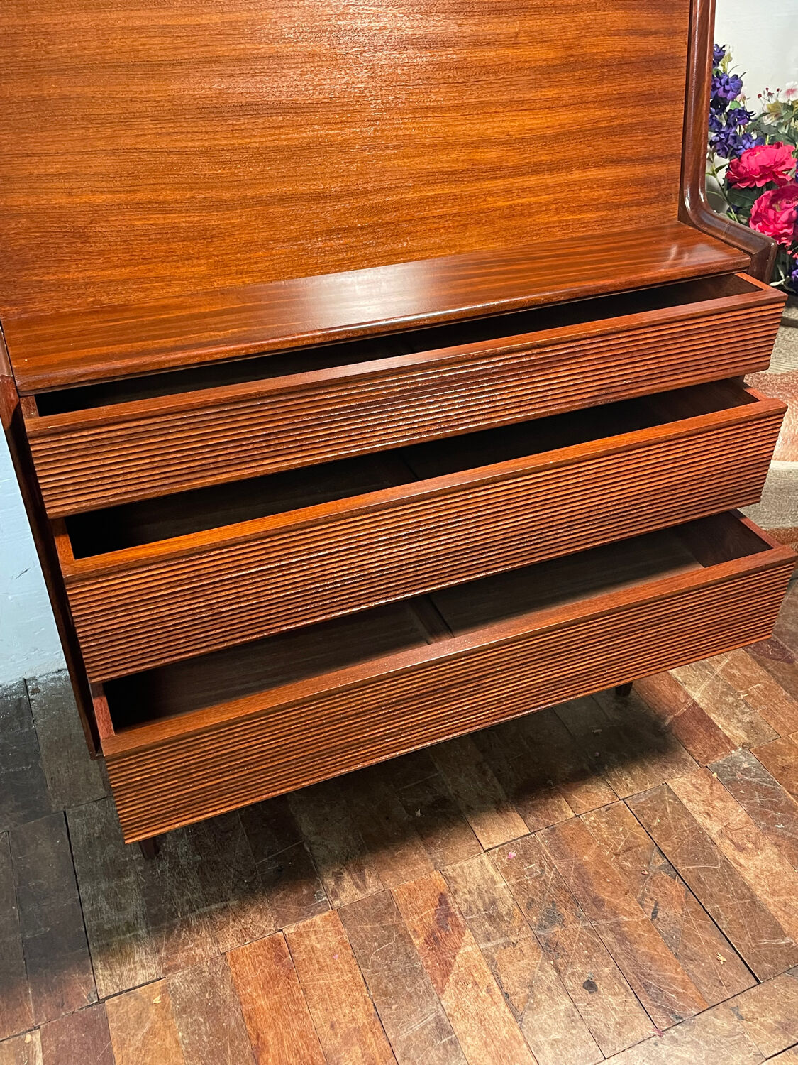 Mid Century Retro Vintage Trak Bureau by English Designer Richard Hornby 1960