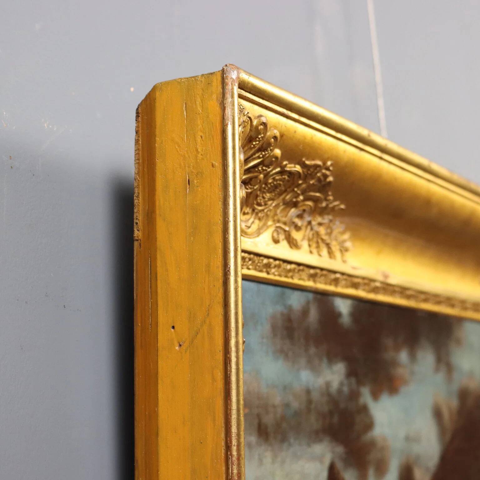 Peinture ancienne signée E. Rudolf Biedermann XIXe siècle
