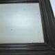 Blackened wood mirror napoleon iii xixth 37.5 cm x 46.8 cm