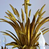 Wheat ear golden chandelier 5 branches.