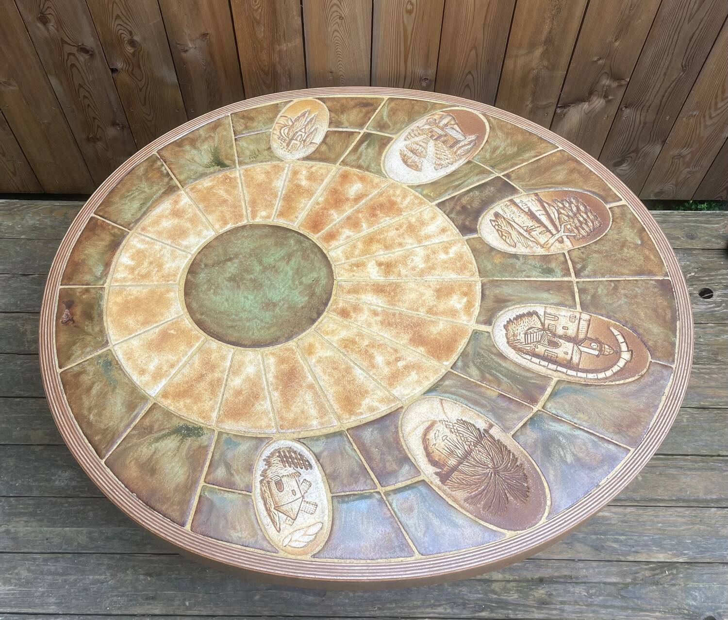 Ceramic coffee table