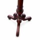 Barber's or shaving mirror on a Victorian stand. 19th century.
