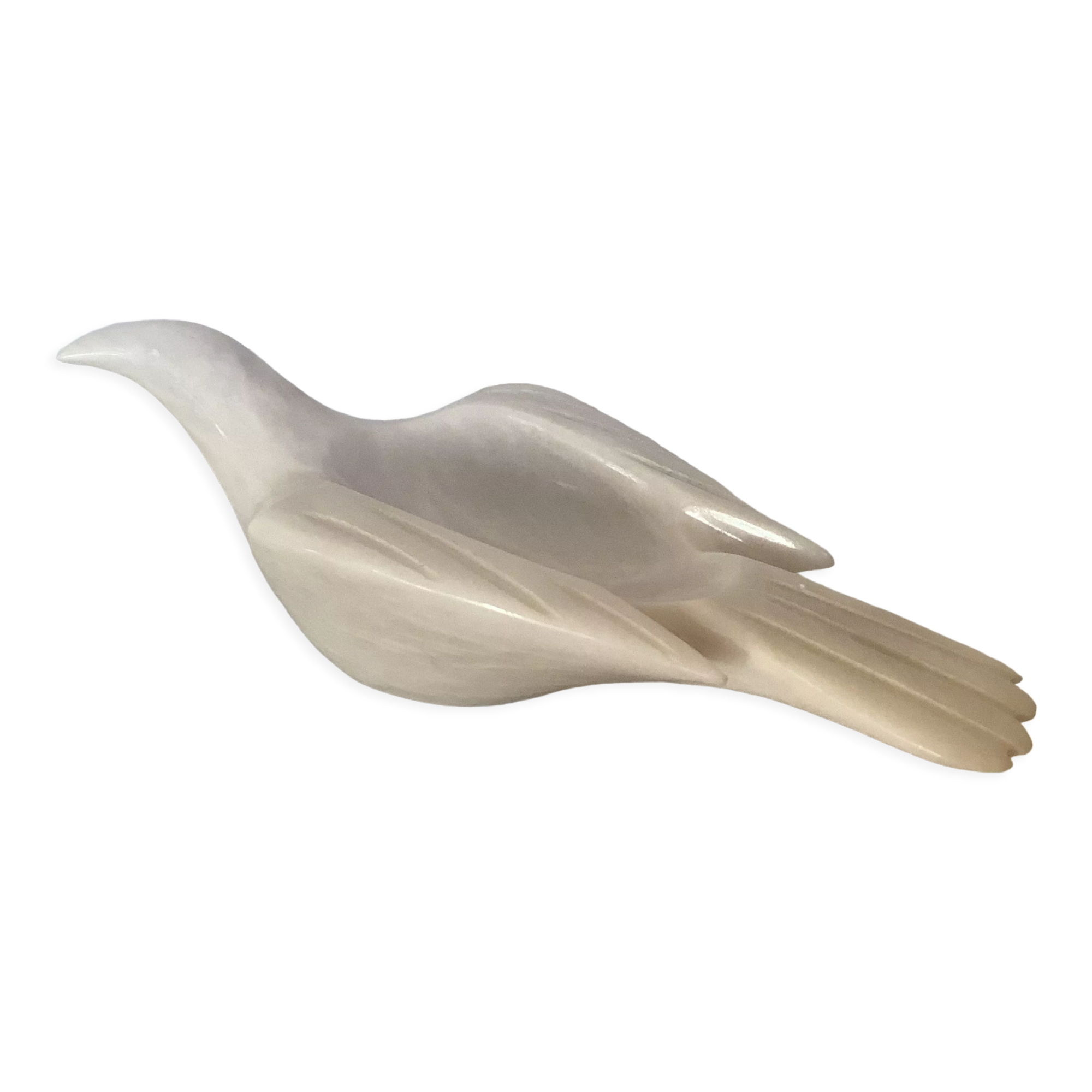 Marble bird empty pocket