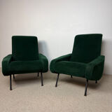 Vintage armchairs from the 60s/70s in the style of Pierre Guariche.