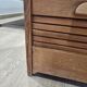 Vintage gm radia cabinet with curtain – office furniture from the 1930s/40s.