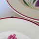 5 assiettes creuses de Longchamp modèle Tulipes 210747