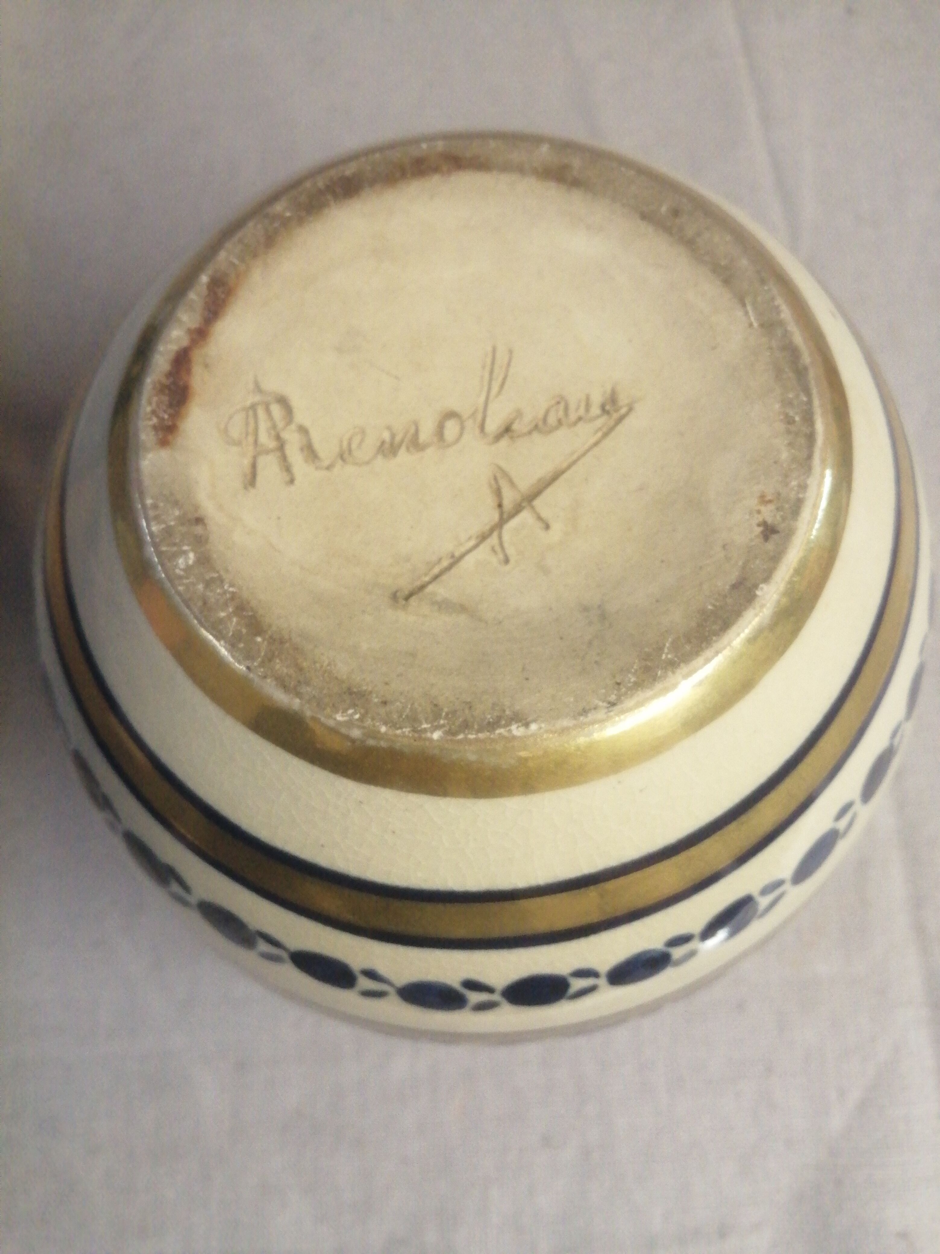 Vase art deco Alfred Renoleau