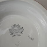 Flat on pieddouche Villeroy & Boch model 1244 diam 21 cm