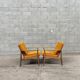 Saffron armchair pair
