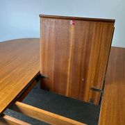 G Plan Fresco Mid Century Teak Extending Oval Dining Table Late 1960s 1970s