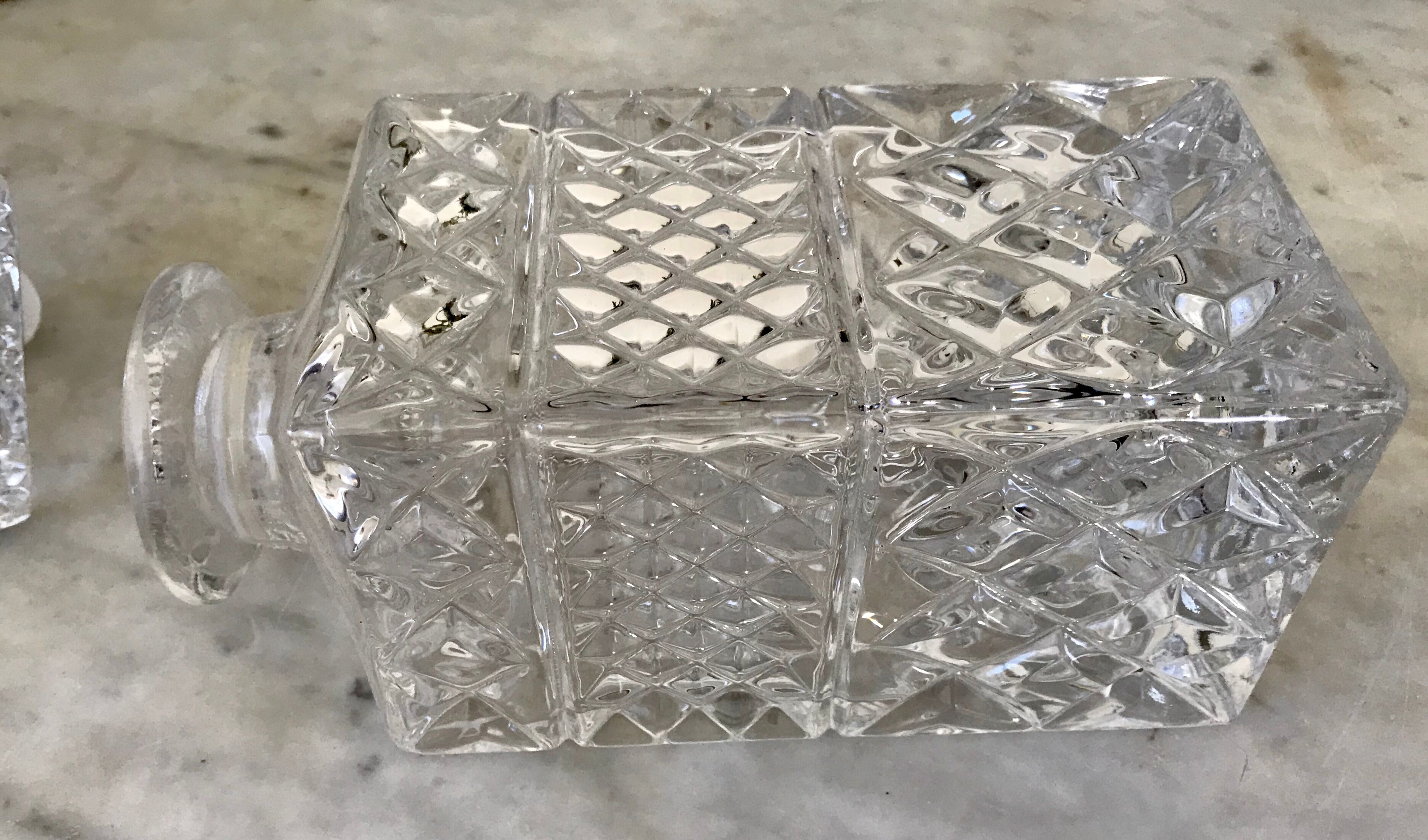 Crystal whisky carafe