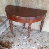 Half moon dining table
